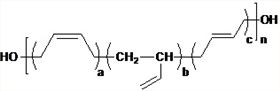 端羟基聚丁二烯结构式